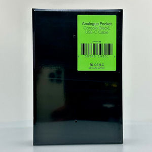 Analogue Pocket Console Black Handheld System - Factory Sealed